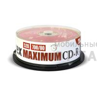 Диск MIREX CD-R 52X 700MB  Cake box 25 (25/300)