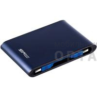Жесткий диск HDD Siliсon Power  2 TB  A80  Armor синий, 2.5", USB 3.0