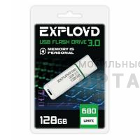 USB 3.0  128GB  Exployd  680  белый