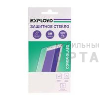 Стекло защитное Exployd для Huawei P30 Lite, 0.3 мм, Curved Edge, закругленный край, противоударное,