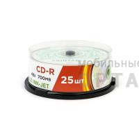 Диск MIREX CD-R Printable Ink-Jet 48X 700MB  Cake box 25 (25/300)