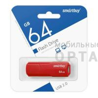 Флешка USB 64 Гб Smartbuy  Clue  красный