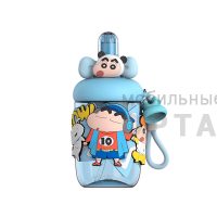 Бутылка для воды Crayon Shin-chan Tritan Space Cup 650ml LX-4174 Blue