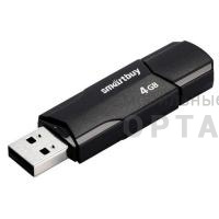 Флешка USB 4GB Smartbuy  Clue  чёрный
