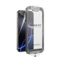 Стекло защитное безрамочное KEEPHONE QUICK FIT 3D с автоустановкой iPhone 18 Pro/17 Pro