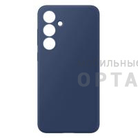 Чехол силикон COVER, бархатная подкладка в упаковке, Honor X8b, синий
