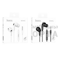 Наушники проводные внутриканальные HOCO M101 Pro, Crystal sound, Jack 3.5мм, 1.2 м,  черный