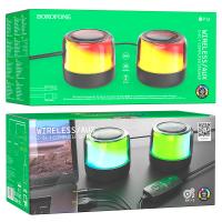 Аудио-колонка компьютерная Borofone BP12, Colorful, черный