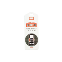 Картридер Earldom для microSD, ET-OT25, USB 2.0, белый, с черной вставкой