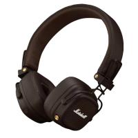Наушники беспроводные накладные Marshall Major V (Premium 1:1 качество), коричневые, в коробке