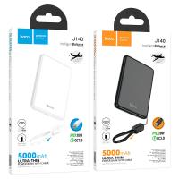Power Bank HOCO J140, Tony, 5000mAh, PD20W, QC3.0,  черный