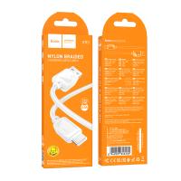 Кабель USB to Type-C HOCO X113 Beneficio, 1.0м, 3A, белый