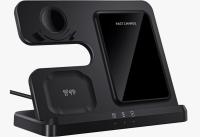 Беспроводная зарядка Samsung Three in One Wireless Accelerated Charging Base (Качество High Copy) в коробке