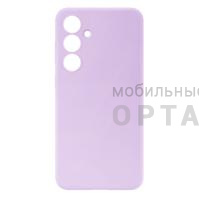 Чехол силикон COVER, бархатная подкладка в упаковке, Tecno Spark G02, сиреневый