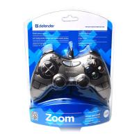 Геймпад игровой DEFENDER Zoom USB Xinput, 10 кнопок. проводной