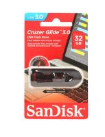 Флешка USB 32 Гб SanDisk Cruzer Glide CZ600, USB3.0, пластик, черный