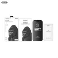 Стекло защитное SupGlass SG-13 MATT GAME, черная рамка, для iPhone 17/16 Pro