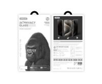 Стекло защитное антишпион SupGlass SG-12 Privacy 26°, черная рамка, для iPhone 11/XR