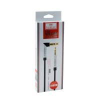 Aux-кабель Jack 3,5mm(m)-Jack 3,5mm(m) Earldom ET-AUX01, 1m, черный