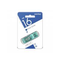 Флешка USB 16Gb SmartBuy Glossy series, USB 2.0, зеленый