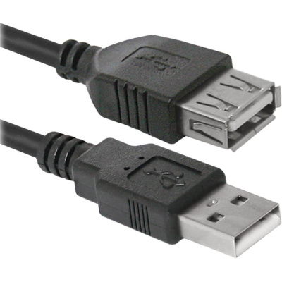 Кабель DEFENDER USB02-10 USB2.0 AM-AF, 3.0 м. (1/50/200)