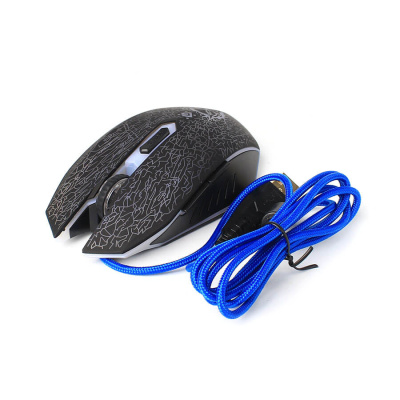 Мышь игровая, DEFENDER Shock GM-110L, USB, проводная, 6 кнопок