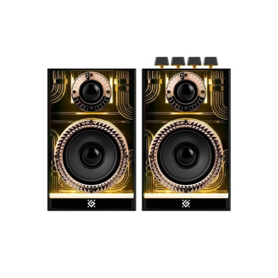 Акустическая 2.0 система DEFENDER Futuro 20 Вт, BT/USB/TF/AUX/2400мА*ч, черный (1/8)