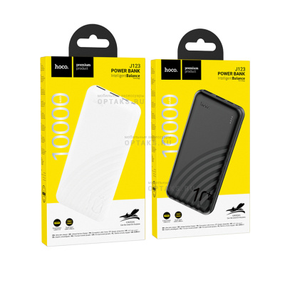 Power Bank HOCO J123, 10000mAh, черный