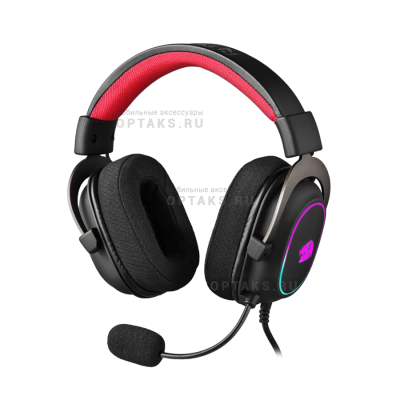 Игровая гарнитура REDRAGON Zeus X RGB, объемный звук 7.1, USB, черный (1/10)
