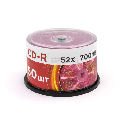 Диск MIREX CD-R 52X 700MB  Cake box 50 (50/300)