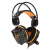 Наушники игровые Smartbuy SBHG-1100 RUSH SNAKE, черная/оранжевая
