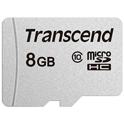 Карта памяти MicroSD 8 Гб Transcend 300S Class 10 без адаптера