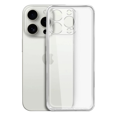 Чехол прозрачный силикон в техпаке, для iPhone 17 Pro Max