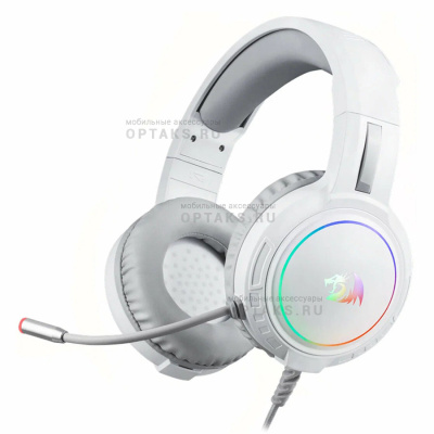 Наушники игровые Redragon Mento RGB, белые