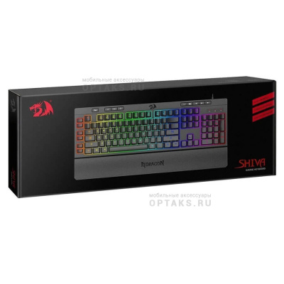 Клавиатура игровая, Redragon Shiva RU,RGB, 26 anti-ghost keys (1/10)