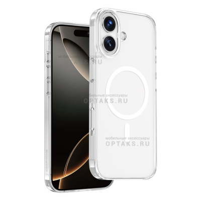 Чехол KEEPHONE GLAZE MAGSAFE NON-BROKEN GLASS CASE для iPhone 17 CLEAR