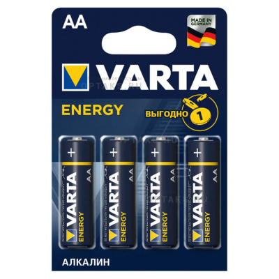 Элемент питания VARTA  LR6 Energy (4 бл)   (80/400)