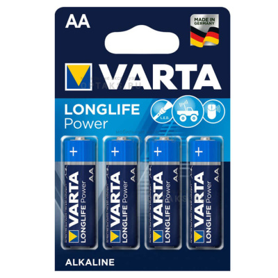 Элемент питания VARTA  LR6 LONGLIFE POWER (HIGH ENERGY)  (4 бл)   (80/400)