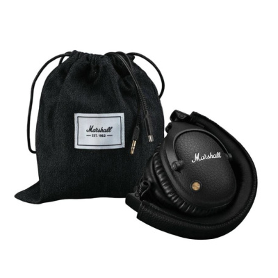Наушники беспроводные накладные Marshall Monitor II (Premium 1:1 качество), черные, в коробке