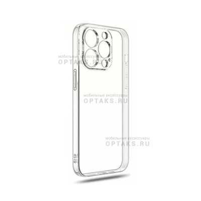 Чехол прозрачный силикон в техпаке, для iPhone 17 Pro