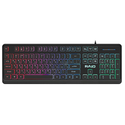 Клавиатура игровая, DEFENDER Raid GK-778DL RU, Rainbow,104 кнопки (1/20)