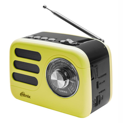 Радиоприемник трёхдиапазонный RITMIX RPR-033 LEMON