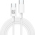 USB кабель DEFENDER F182 TypeC-TypeC 2м, 30 Вт, PD,TPE,белый,пакет (1/100)
