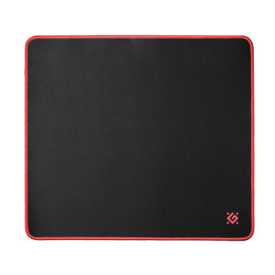 Коврик игровой для мыши, DEFENDER Black XXL, ткань+резина, 400x355x3 мм (1/30)