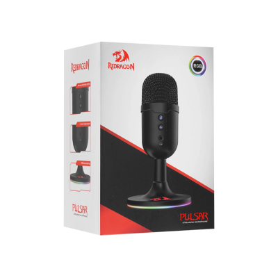 Игровой стрим микрофон REDRAGON Pulsar GM303 USB,RGB (1/16)