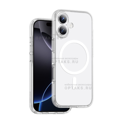 Чехол KEEPHONE NON-YELLOWING MAGSAFE CLEAR CASE для iPhone 17 CLEAR