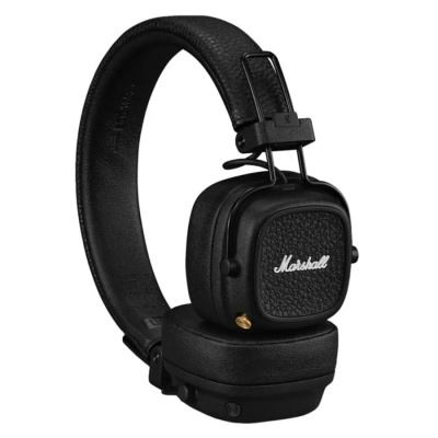 Наушники беспроводные накладные Marshall Major V (Premium 1:1 качество), черные, в коробке