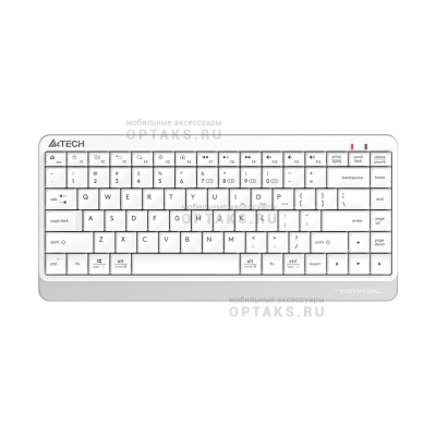 Клавиатура беспроводная A4TECH Fstyler FBK11 USB  BT/Radio slim, белый/серый (1/20)