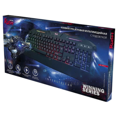 Клавиатура игровая, Smartbuy RUSH Interstellar 309 USB черная (SBK-309G-K)/20