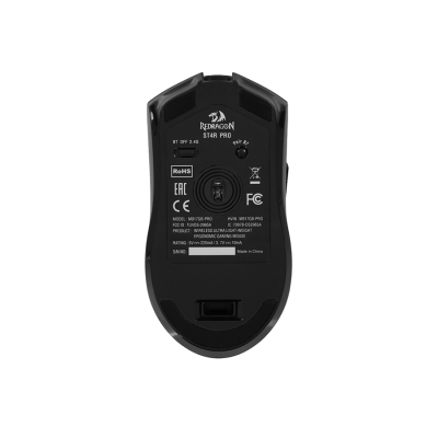 Беспроводная игровая мышь REDRAGON St4r Pro черн,6кн,BT+2.4G,26000dpi,легк  (1/40)
